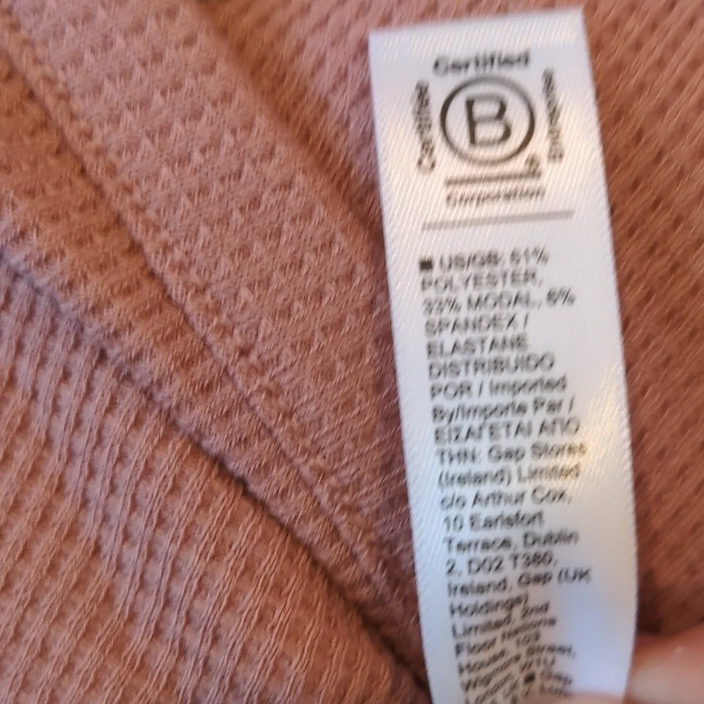 Athleta Wind Down Long Sleeve Sleep Top in Palermo Pink